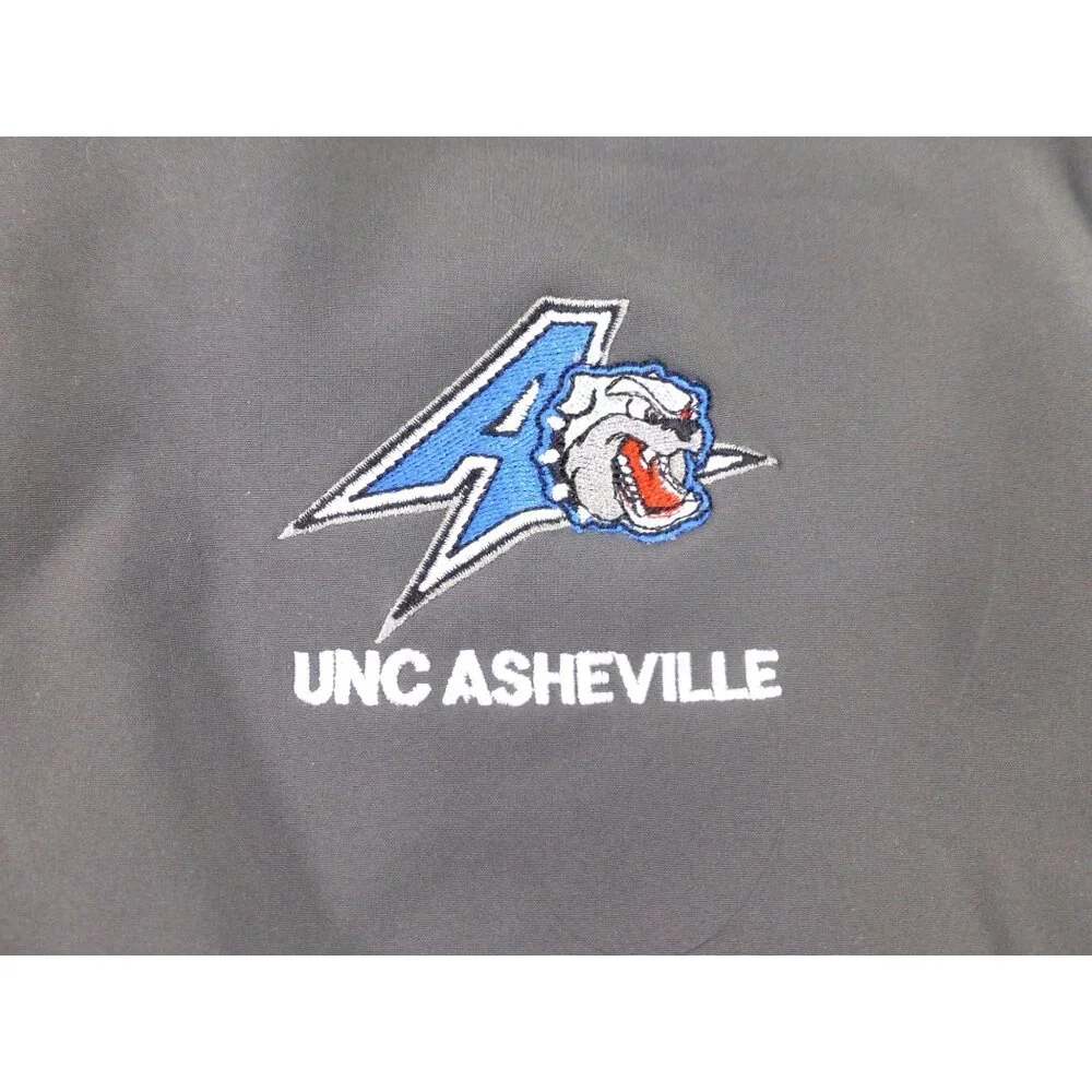 NWT Landway UNC Asheville Soft-Shell Full Zip Vest Gray Double Pockets Size Larg